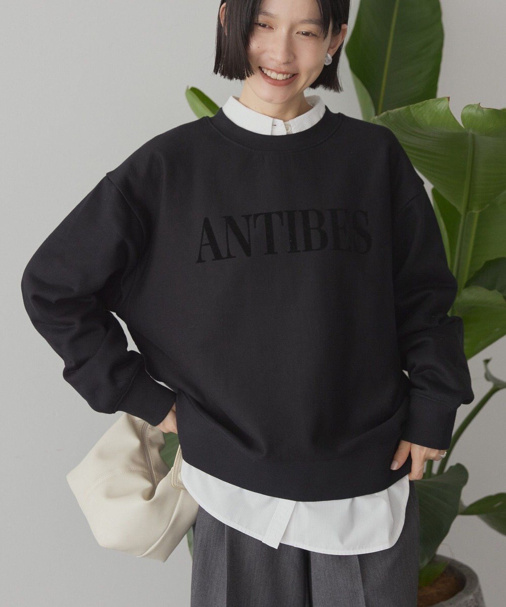 AMERICAN HOLIC Fairfield フロッキースウェットプルオーバー 