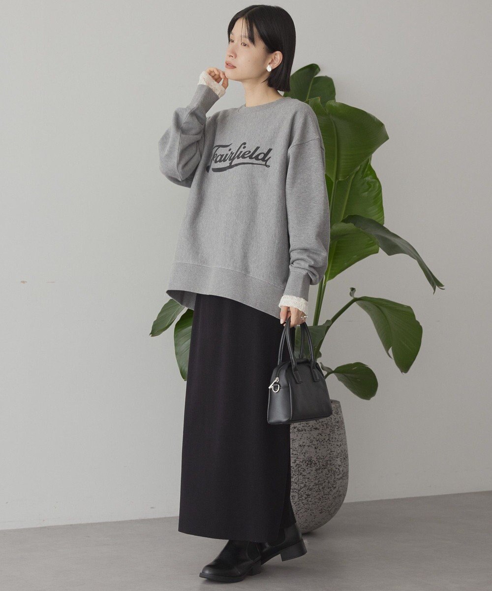 AMERICAN HOLIC Fairfield フロッキースウェットプルオーバー 