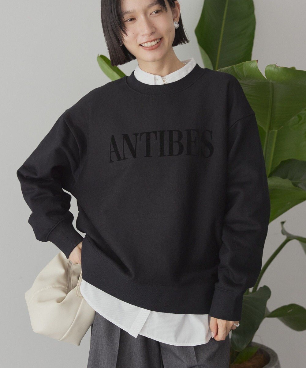 AMERICAN HOLIC Fairfield フロッキースウェットプルオーバー 