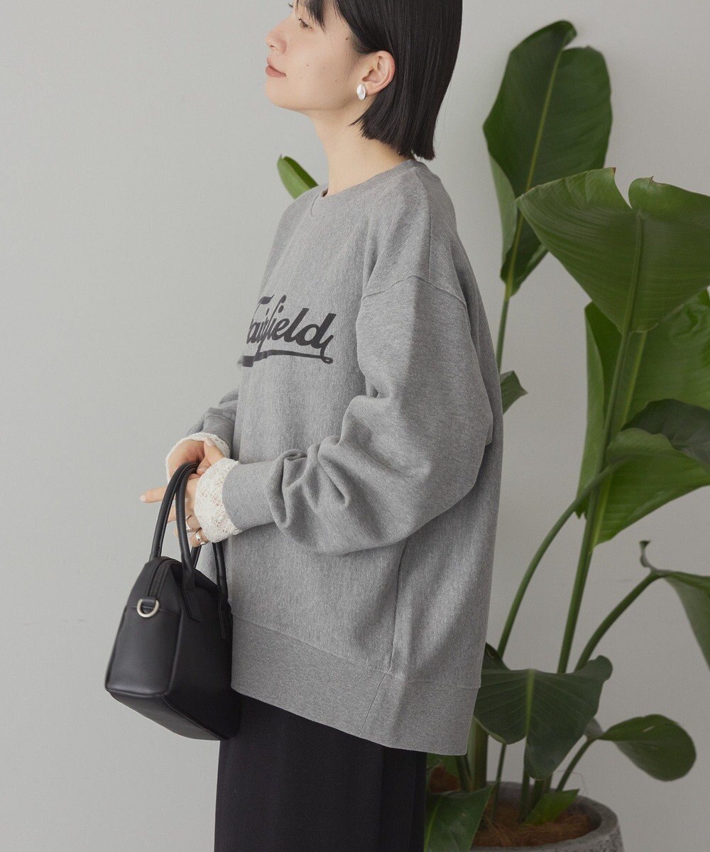 AMERICAN HOLIC Fairfield フロッキースウェットプルオーバー 