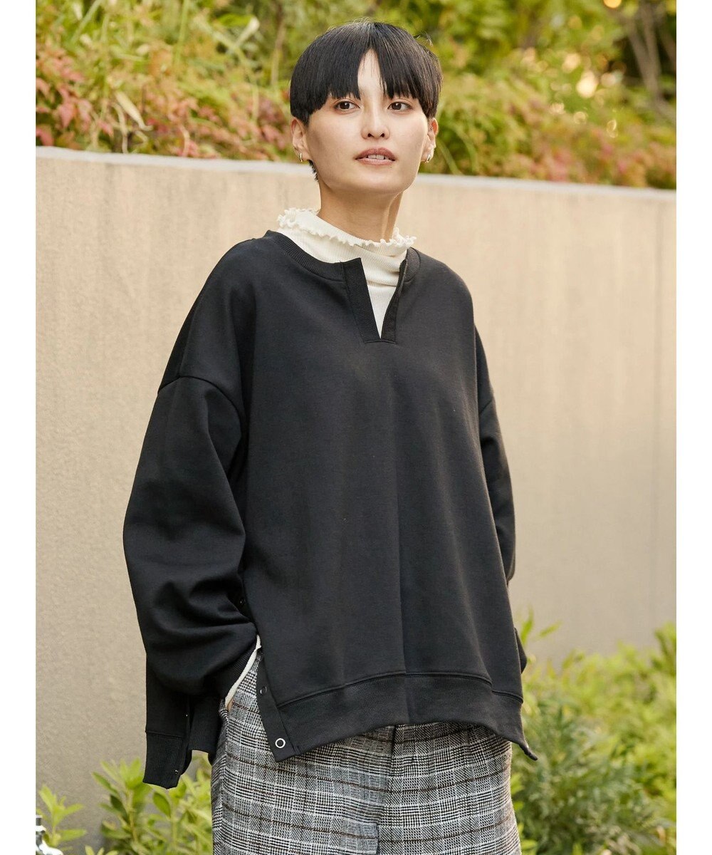 AMERICAN HOLIC カフタンサイドボタンポンチプルオーバー 
