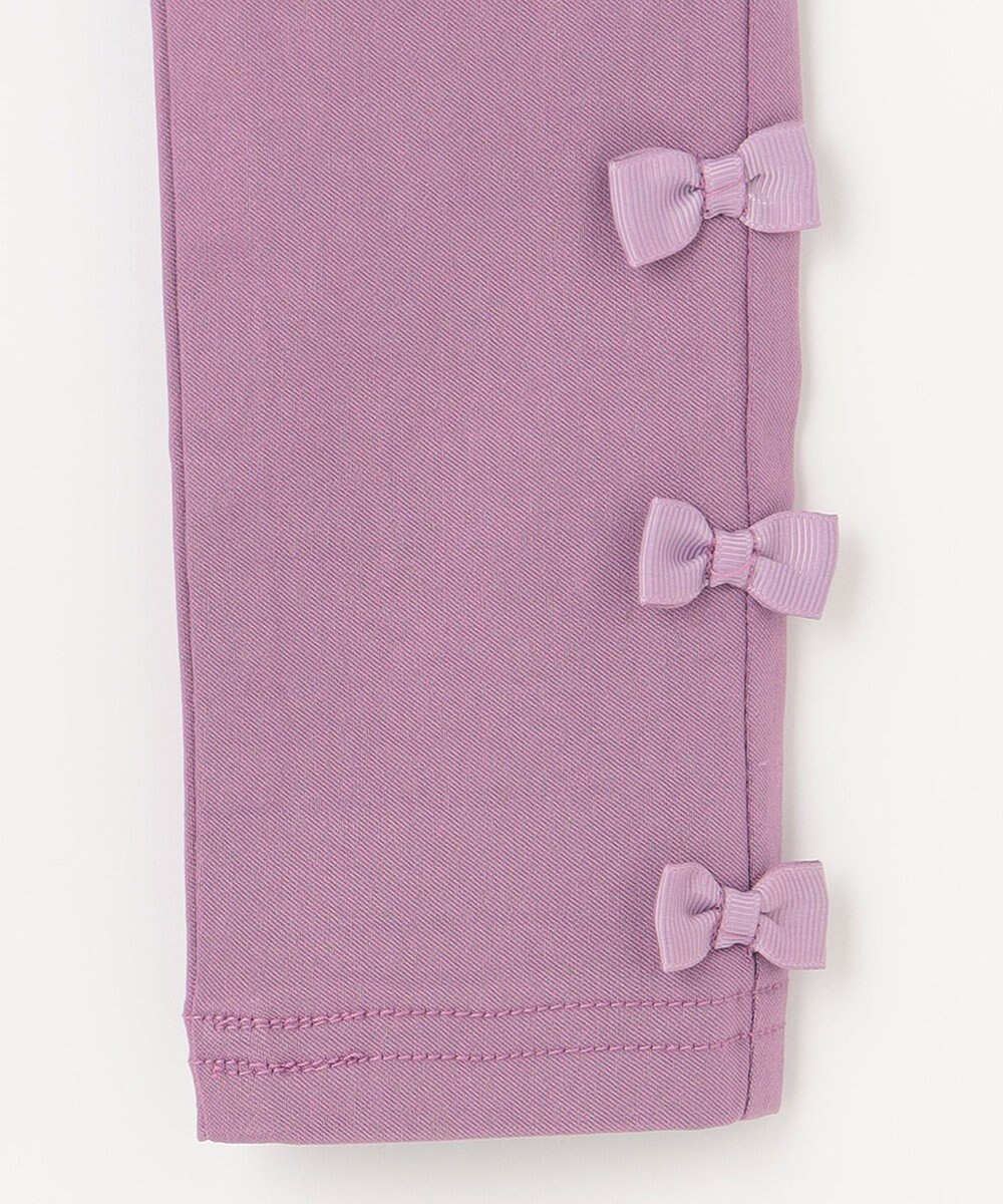 ANY KIDS 裾リボンストレート パンツ 