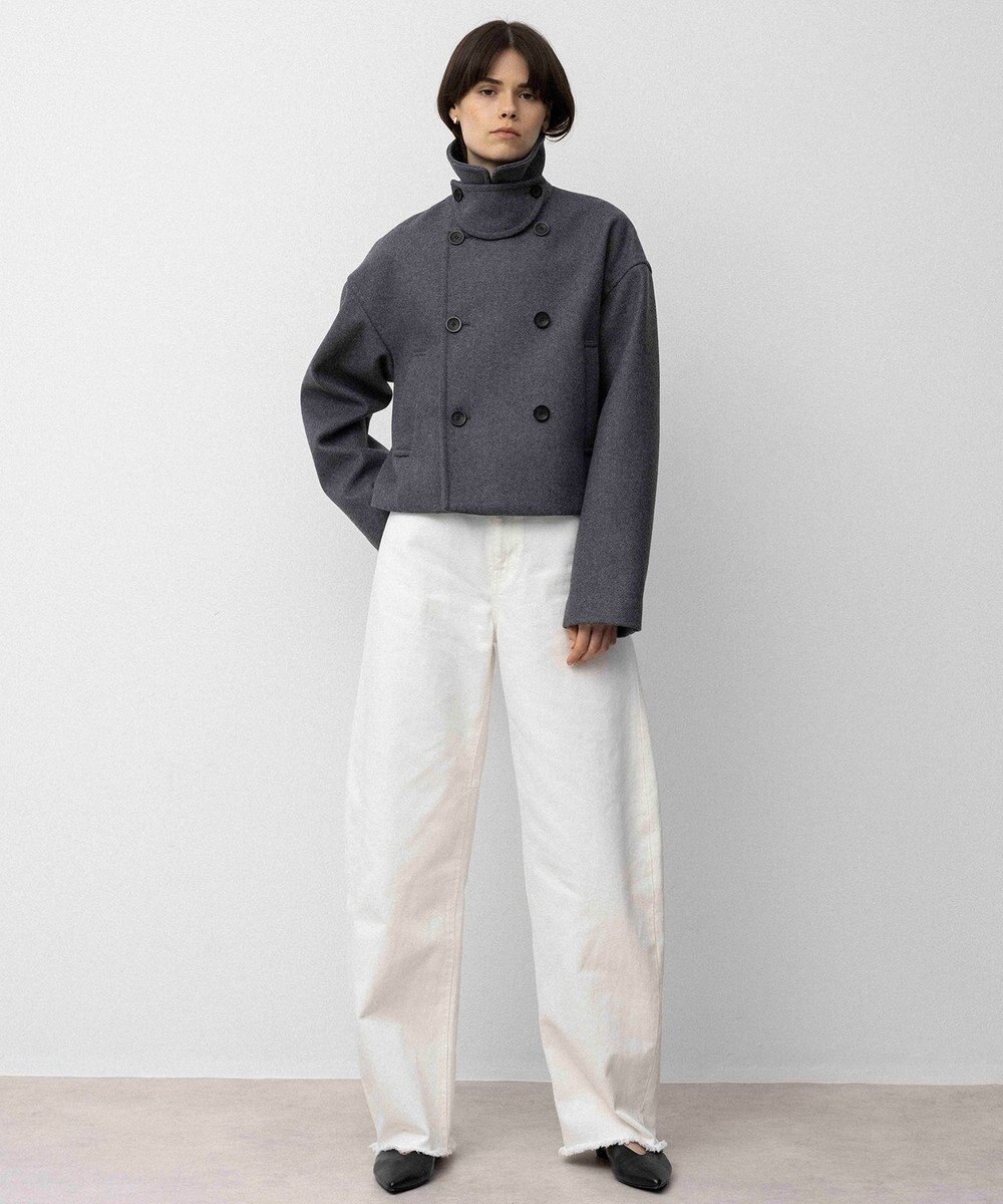 NAVE 【Nave】ダブルメルトン ショートPコート 