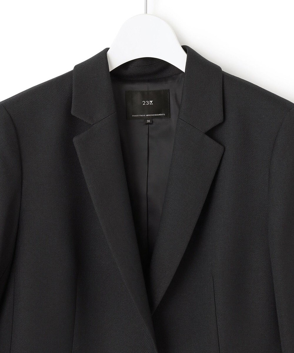 23区 【CLASSY.1月号掲載/洗える】ウールライクカルゼ テーラード ジャケット 