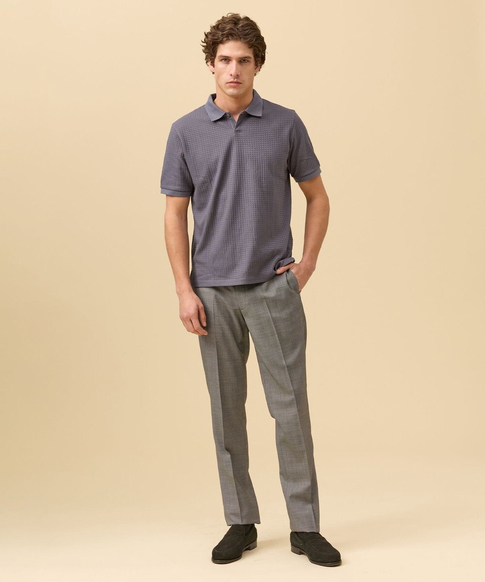 J.PRESS MEN ジャケットインの最適解【接触冷感 / 吸水速乾】【J.PRESS PREMIUM JERSEY】スキッパー ポロシャツ 