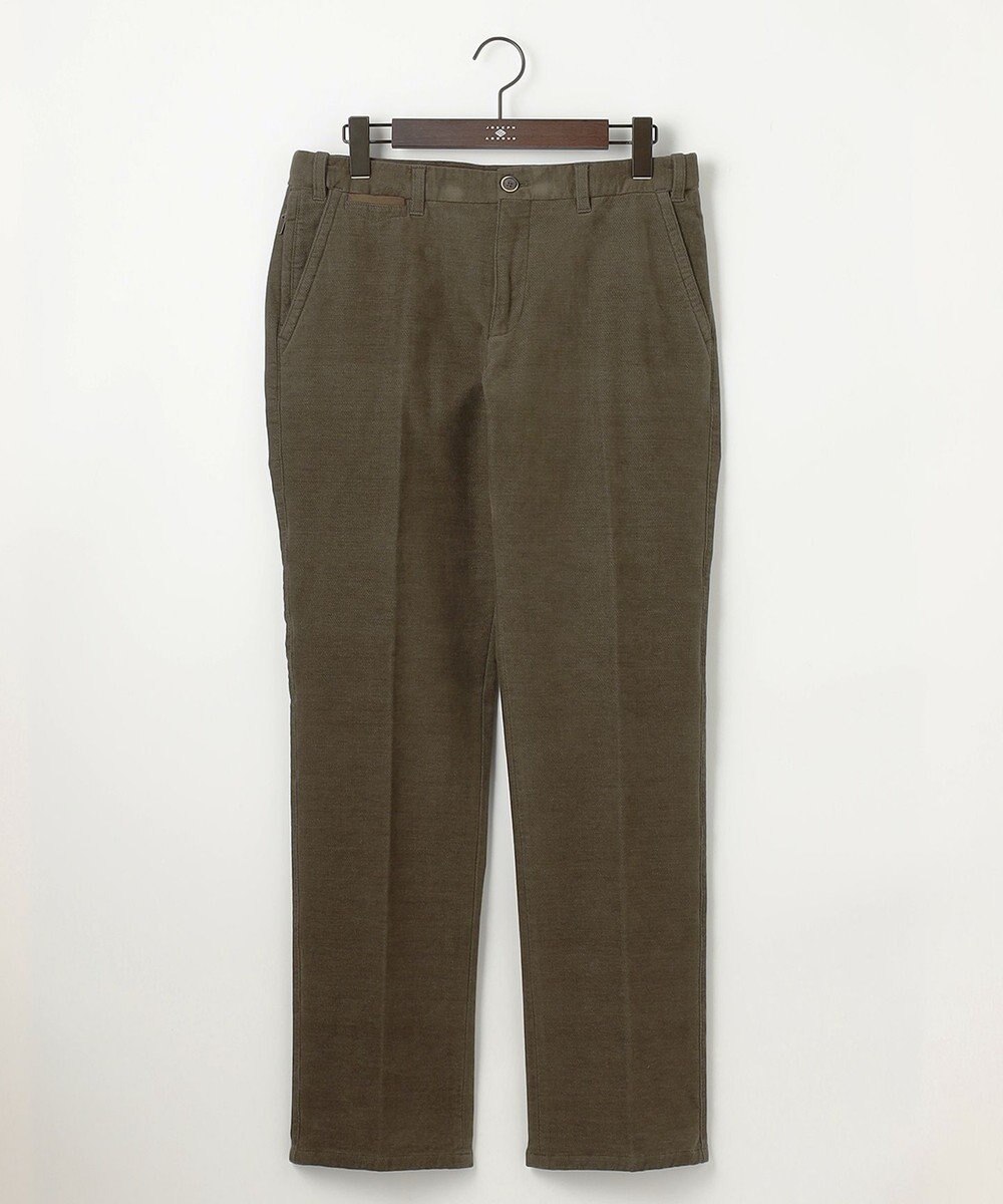 JOSEPH ABBOUD 【キングサイズ・ウエストも伸びる！/ストレッチ/暖かい/オーガニック】オーガニックカルゼストレッチ パンツ 