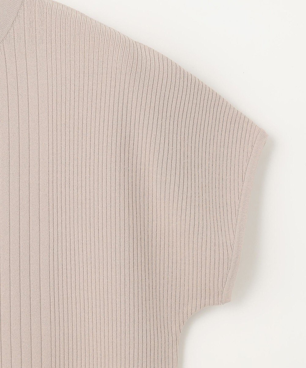 J.PRESS LADIES L 【洗える】レーヨンエリートストレッチ フレンチスリーブ ニット 