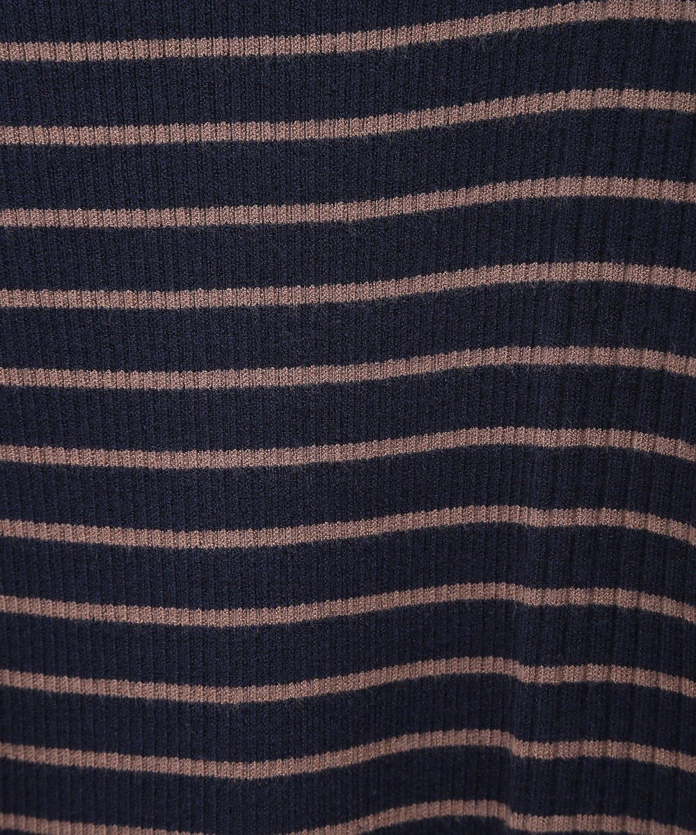 earth music&ecology やわらかタッチハイネックリブニットプルオーバー 