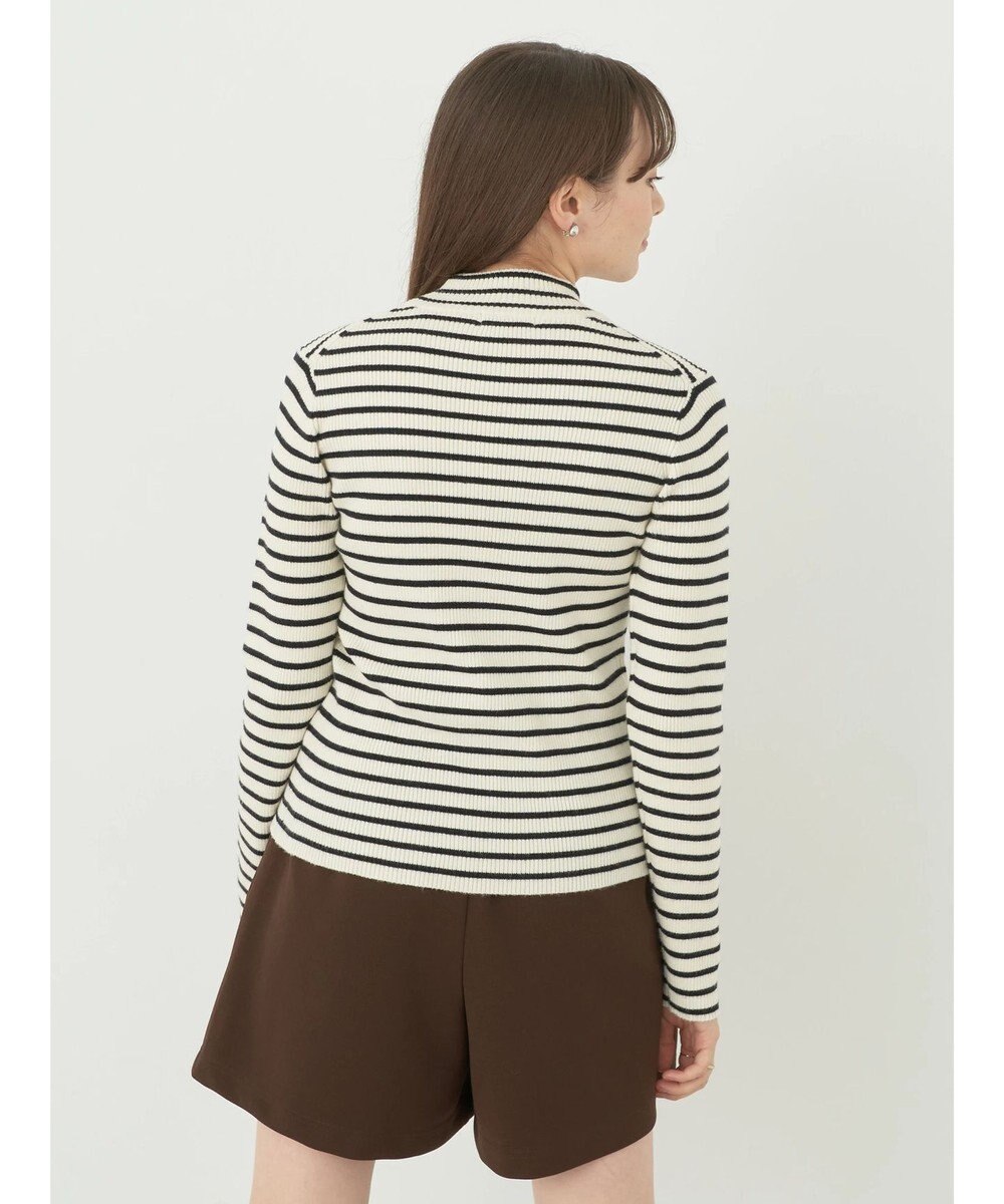 earth music&ecology やわらかタッチハイネックリブプルオーバー 