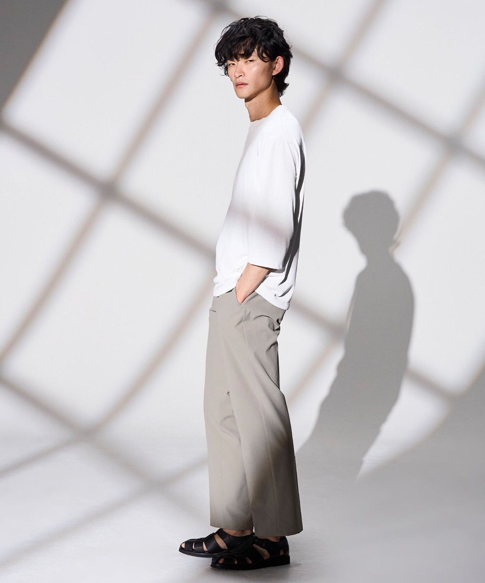 JOSEPH HOMME 【WEB限定】【新素材 / 新型】エンジニアドテック　リラックスフォルム クルーネック7分袖Ｔシャツ 