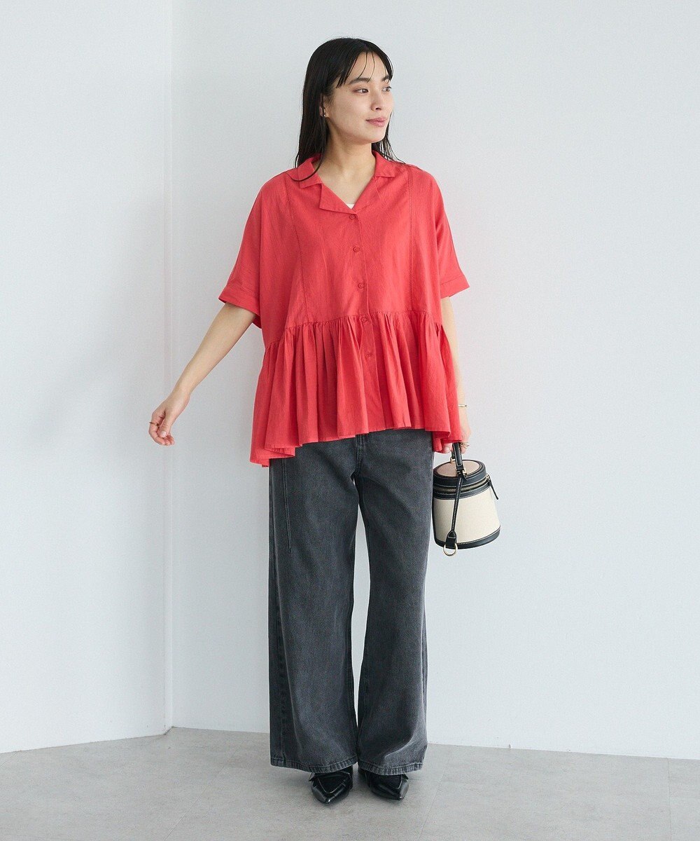 CRAFT STANDARD BOUTIQUE インド製 ペプラムブラウス 