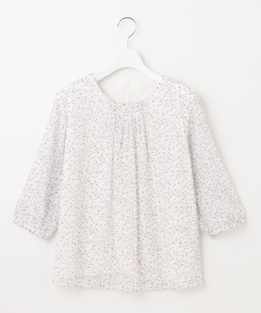 J.PRESS LADIES SMALL FLOWER プリント カットソー 