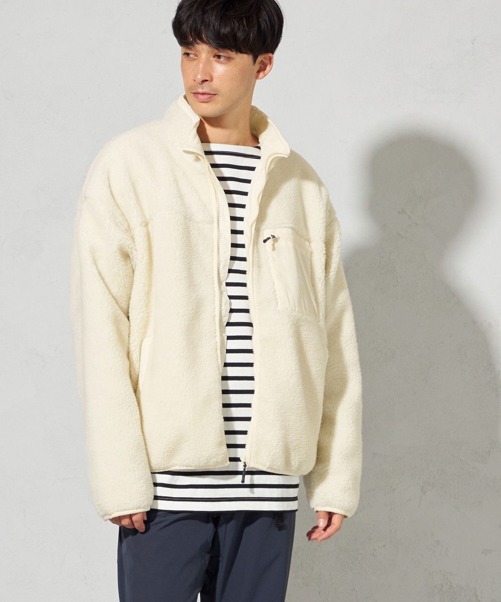 SHARE PARK MENS 【UNISEX】ボアフリースジャケット（L・XLサイズ） 