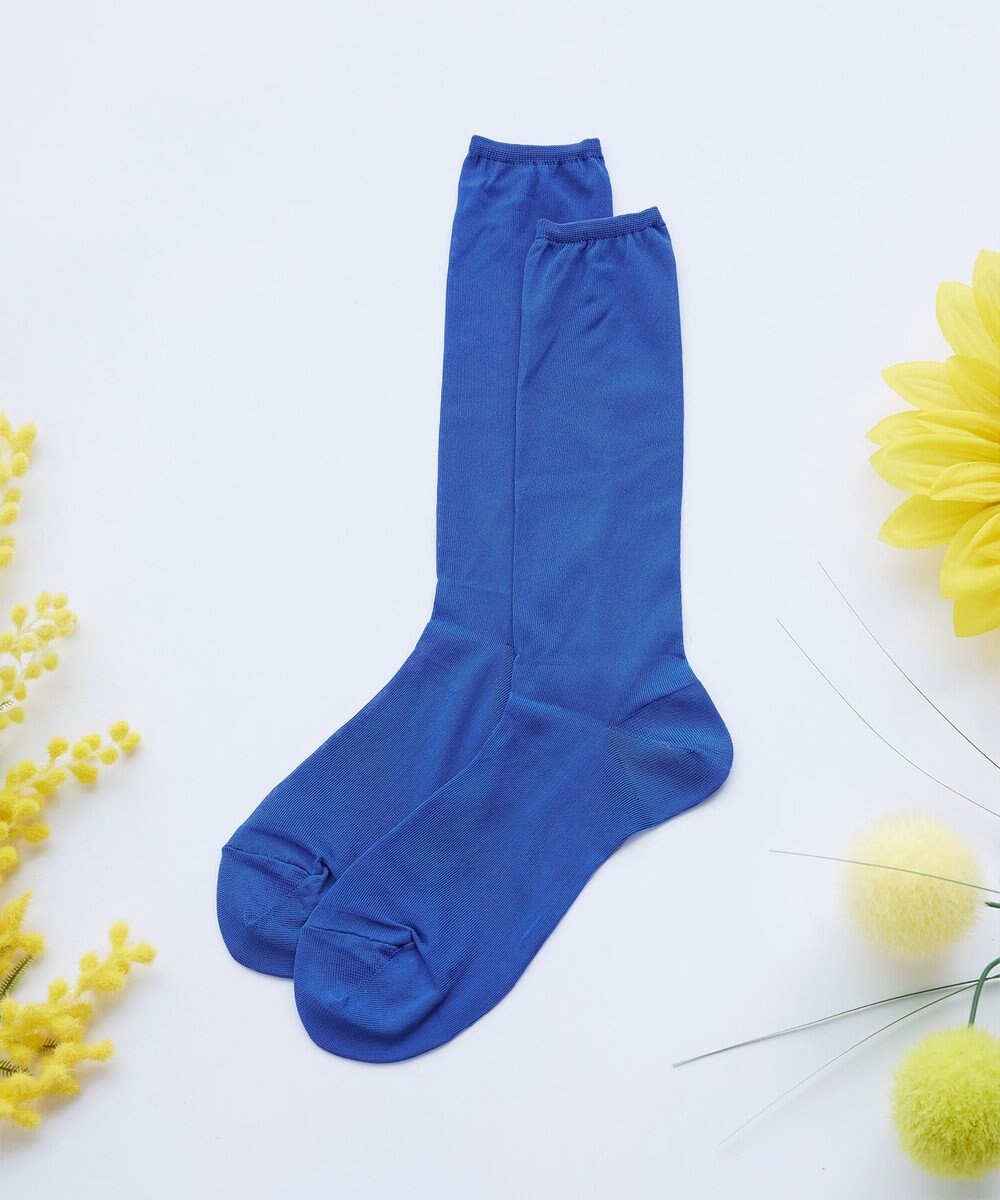 Tiaclasse シアー無地ソックス 