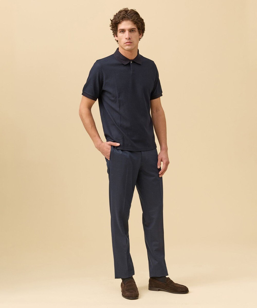 J.PRESS MEN ジャケットインの最適解【接触冷感 / 吸水速乾】【J.PRESS PREMIUM JERSEY】スキッパー ポロシャツ 