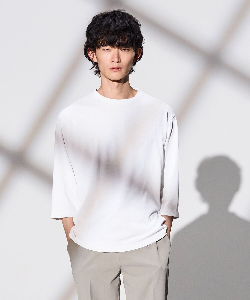 JOSEPH HOMME 【WEB限定】【新素材 / 新型】エンジニアドテック　リラックスフォルム クルーネック7分袖Ｔシャツ 