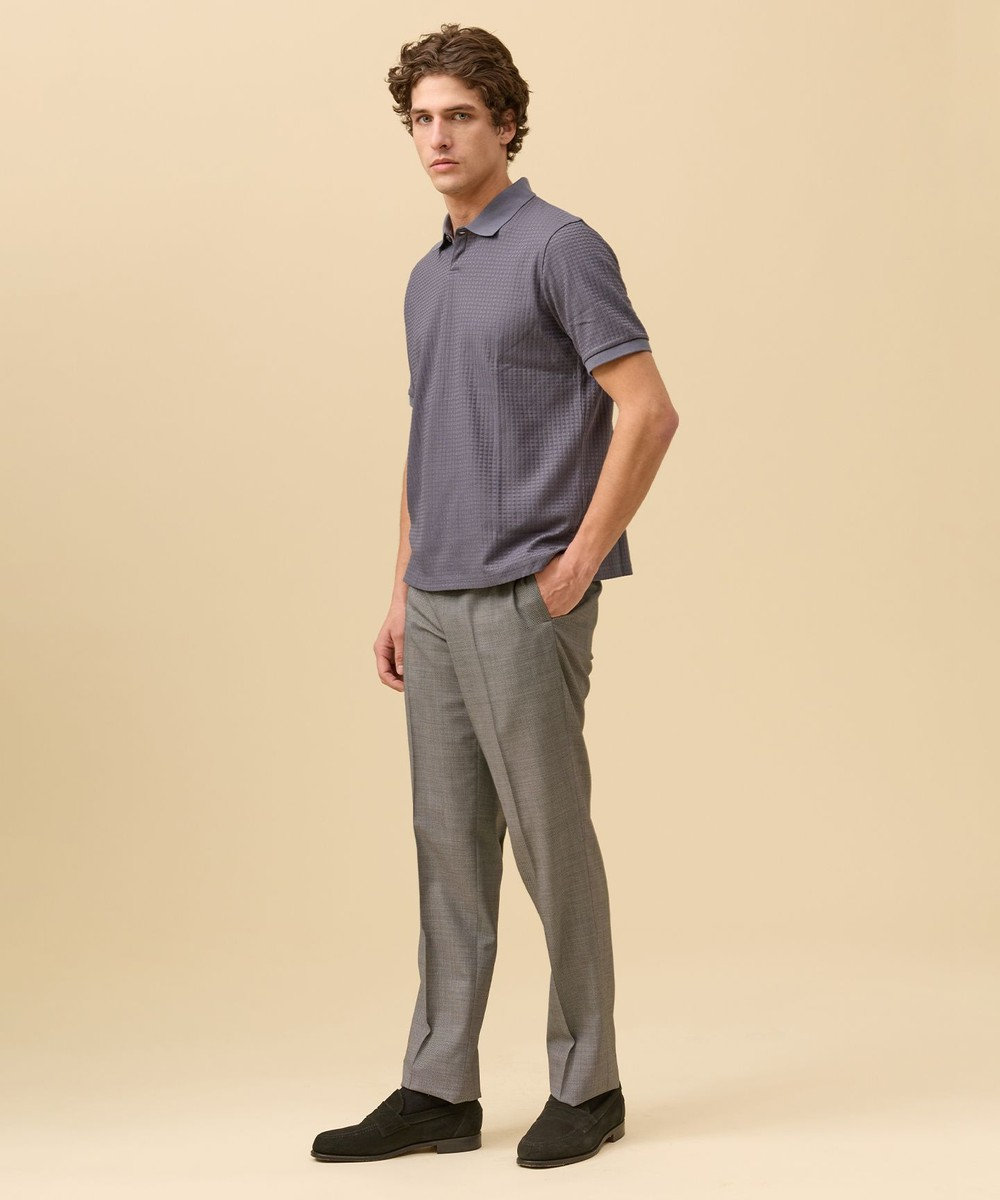 J.PRESS MEN ジャケットインの最適解【接触冷感 / 吸水速乾】【J.PRESS PREMIUM JERSEY】スキッパー ポロシャツ 