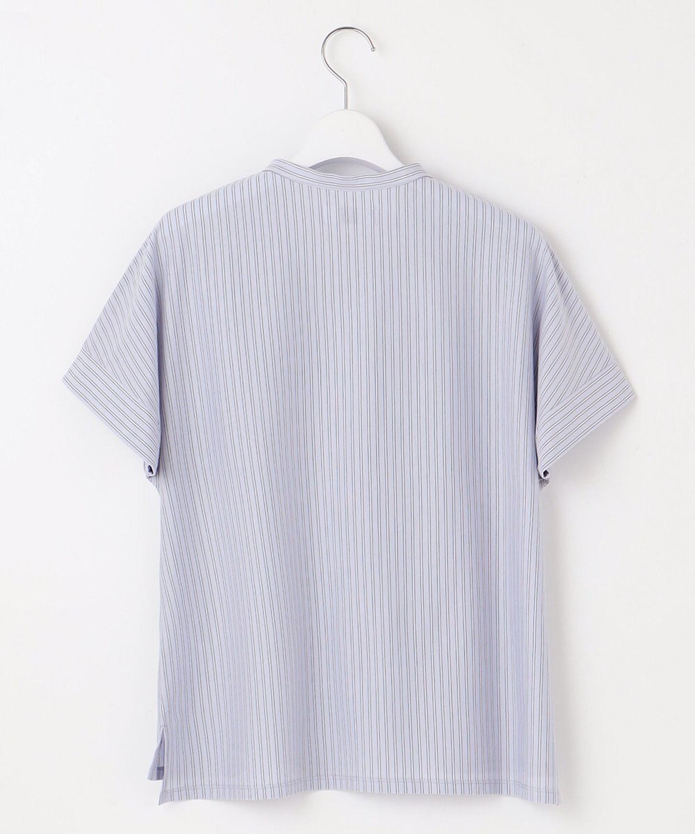 J.PRESS LADIES L ストライプジャージー ドルマンスリーブ カットソー 