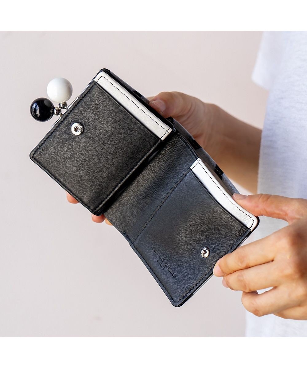 tsumori chisato CARRY フルムーンドット がま口 折り財布 ミニ財布 