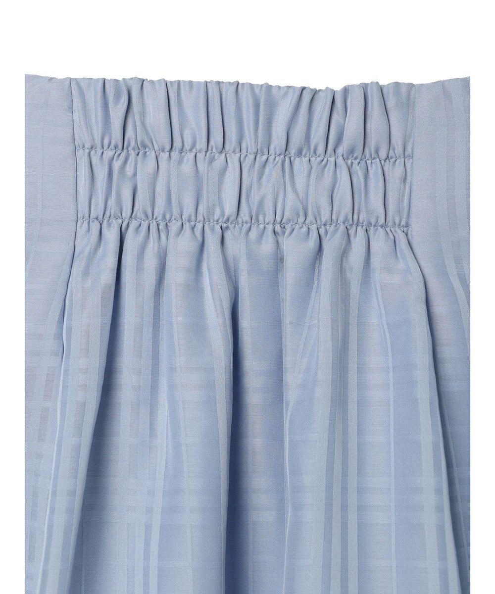 earth music&ecology シアーチェックフレアスカート 