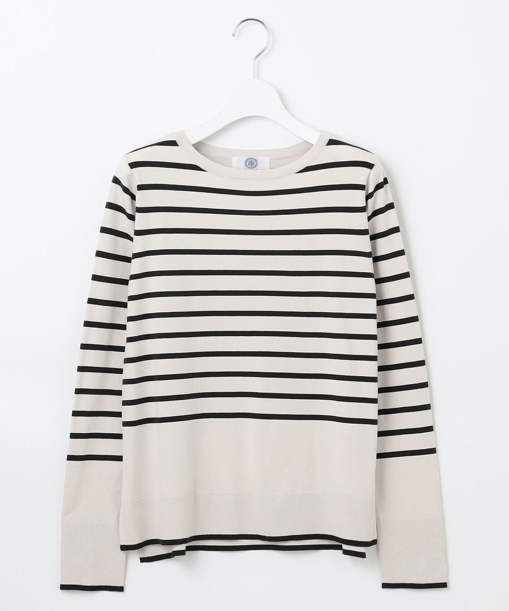 J.PRESS LADIES L 【洗える】VIGODA ボーダー ニット 