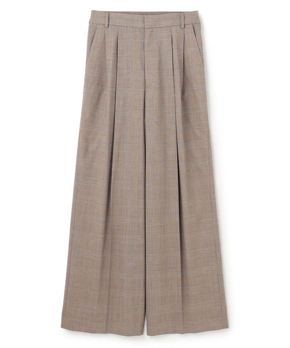 BEIGE， 【洗える】MER / グレンチェックパンツ 