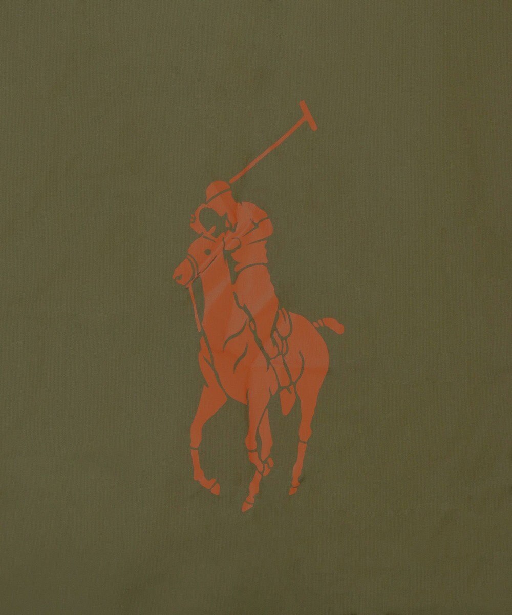 MOONBAT POLO RALPH LAUREN(ポロ ラルフローレン)ポロポニー ポケッタブル レインバッグ Mサイズ 無地 ストラップベルト付き 