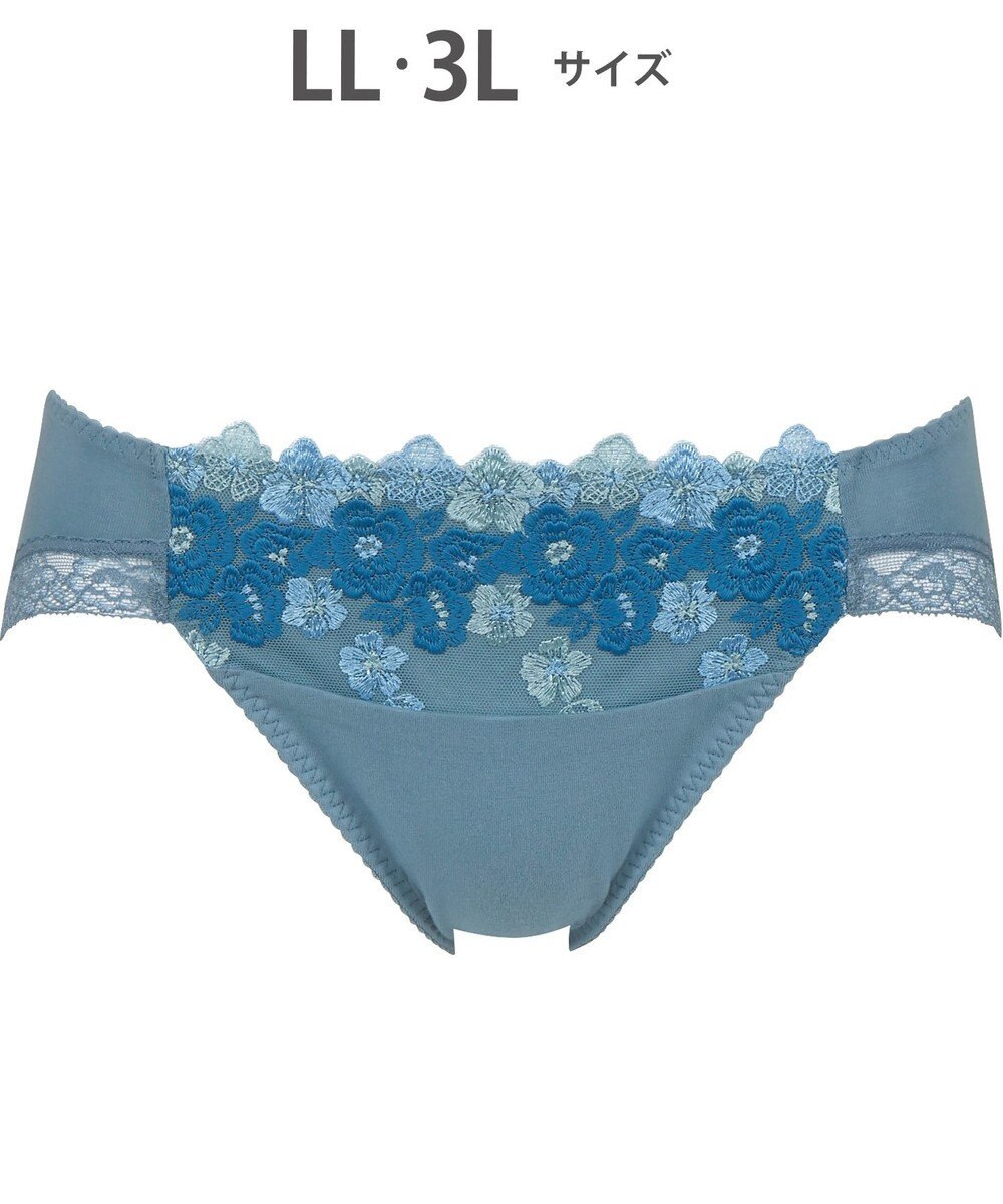 Wing ショーツ KB2060とペア 綿混素材（身生地部） やさしいはきごこち ナチュラルアップブラ はきこみ丈あさめ KF3360 ウイング／ワコール 