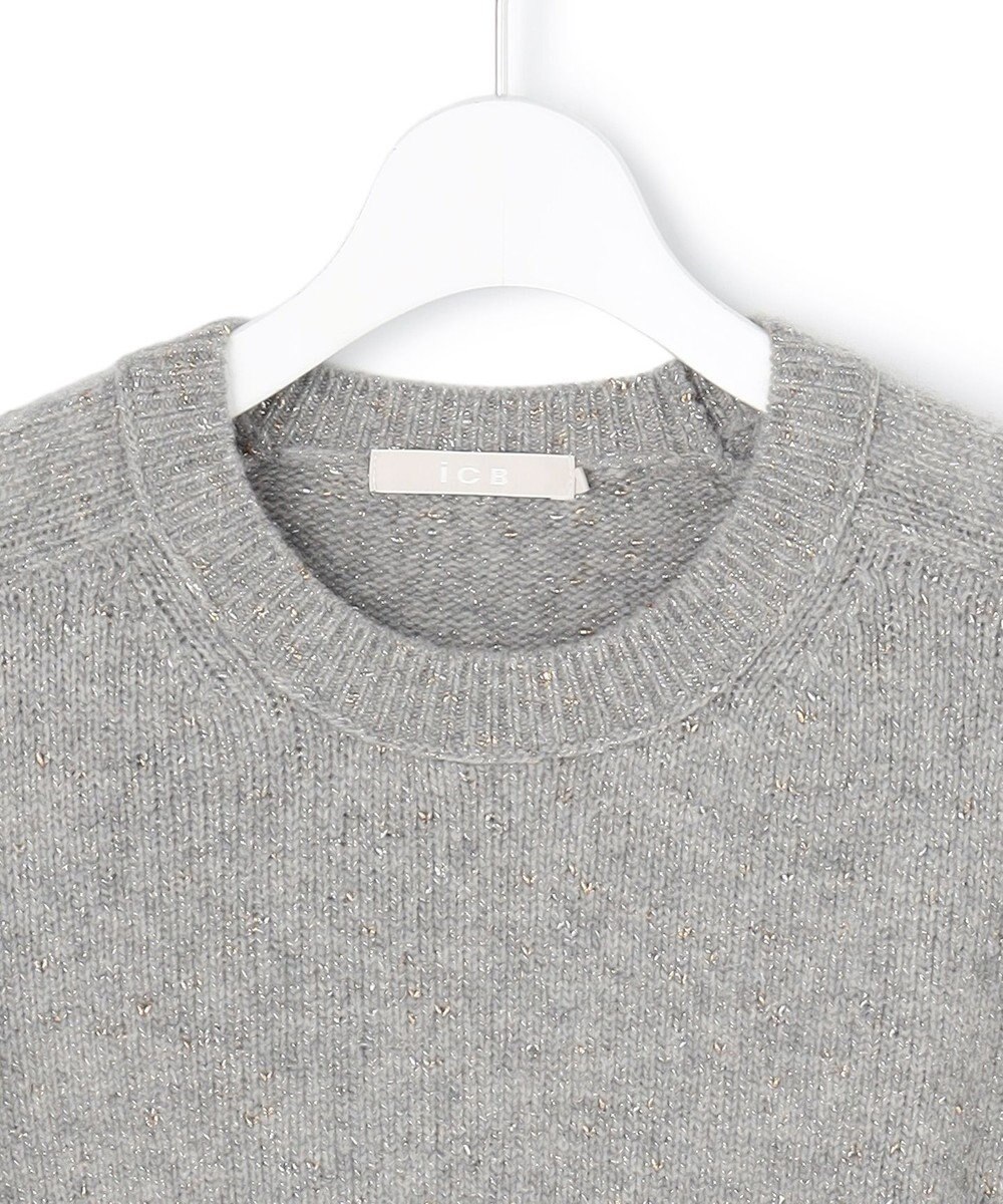 ICB 【先行予約】シャインノットカシミヤブレンド プルオーバーニット 
