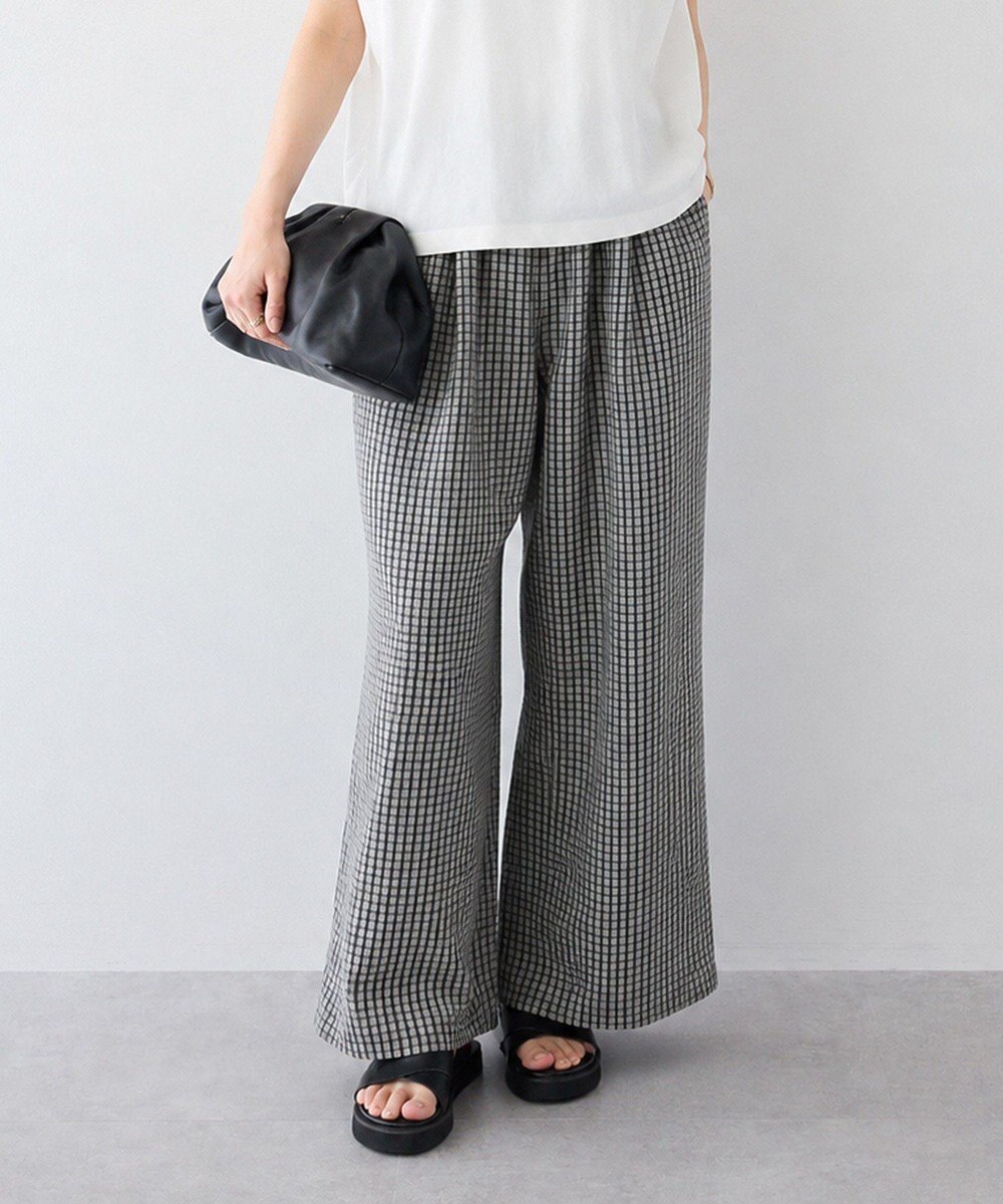 CRAFT STANDARD BOUTIQUE サッカーチェックイージーパンツ 