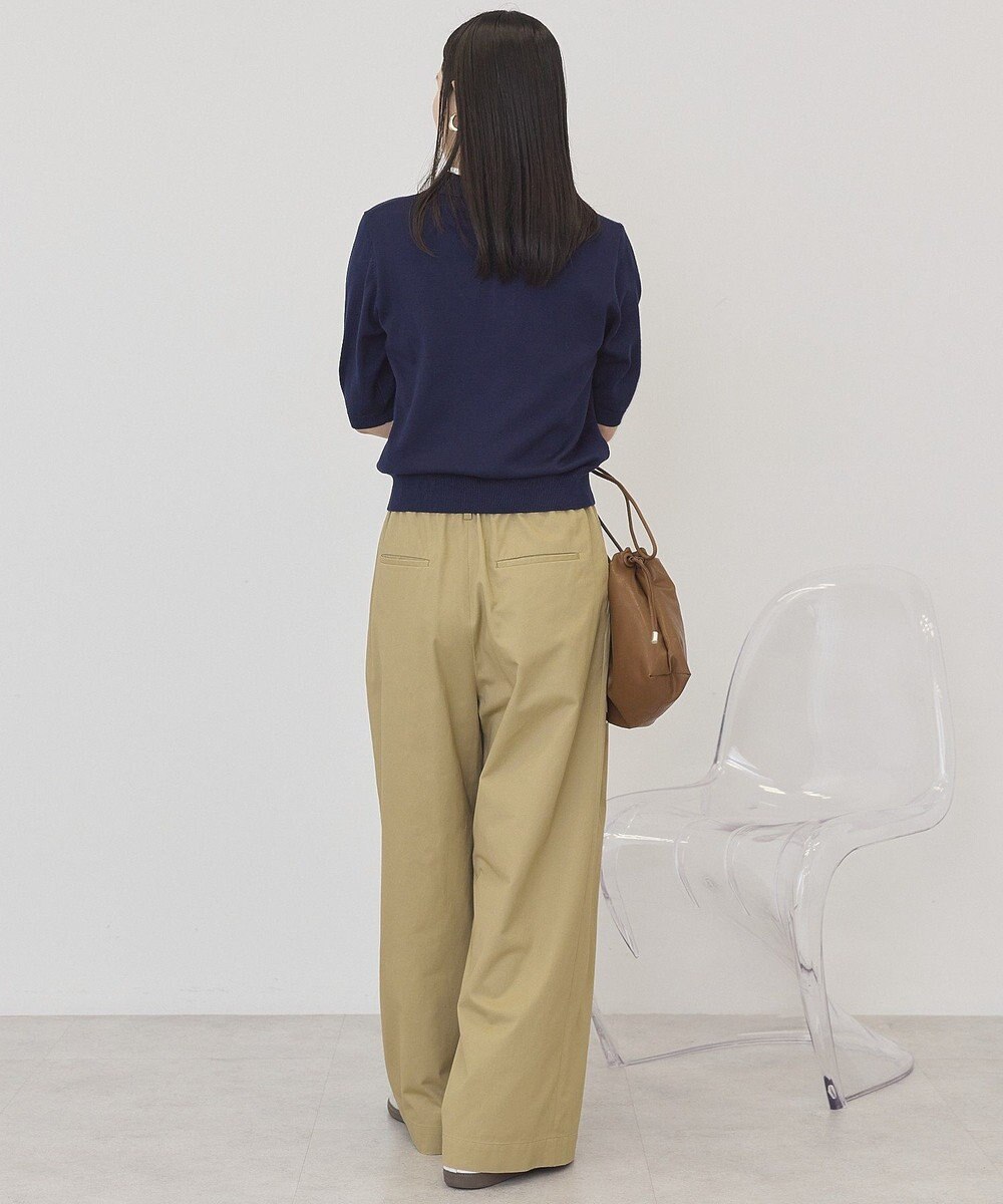 AMERICAN HOLIC 襟付き配色ニット 