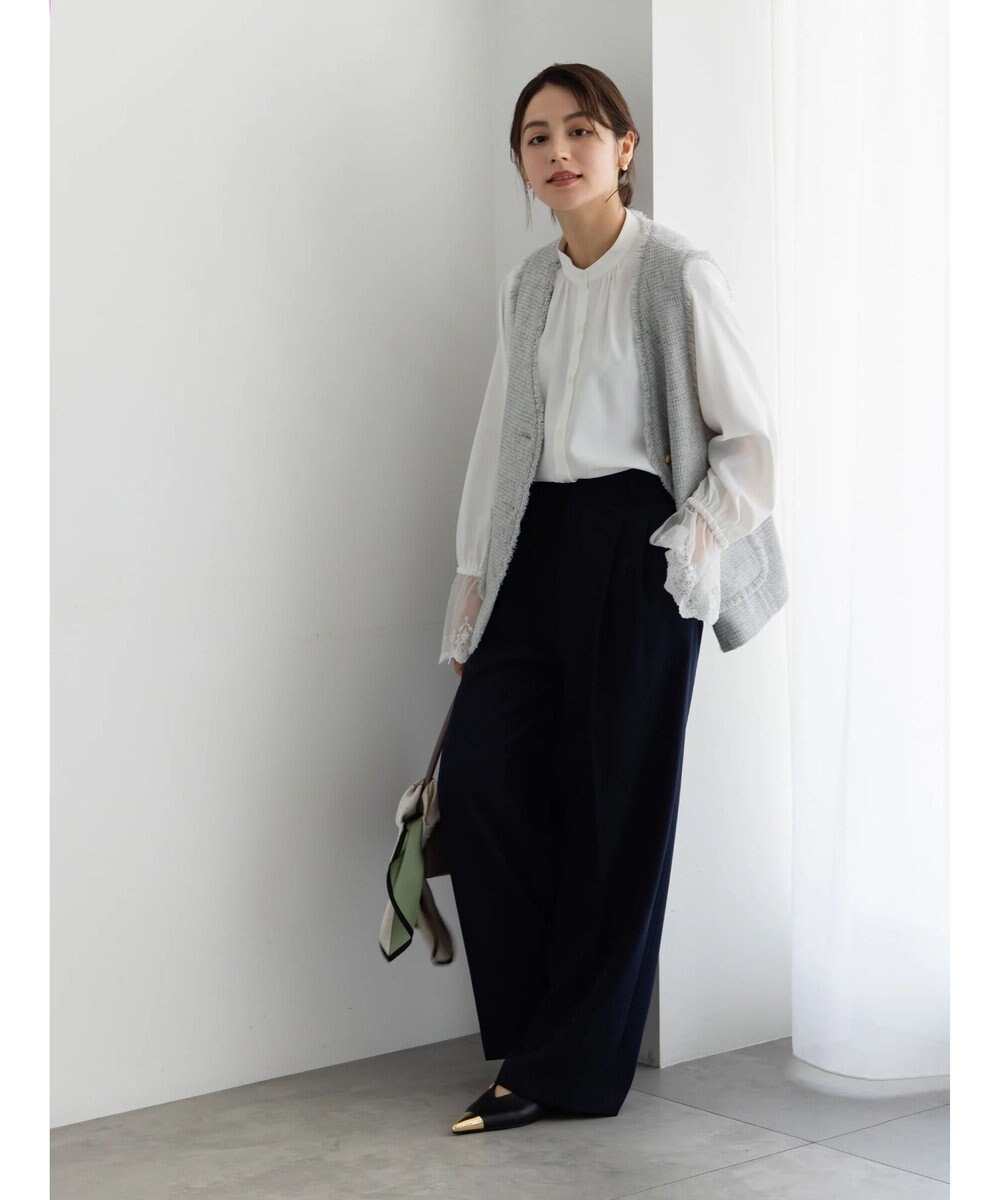 Te chichi 【セレモニーアイテム】ツイードVネックジレ 