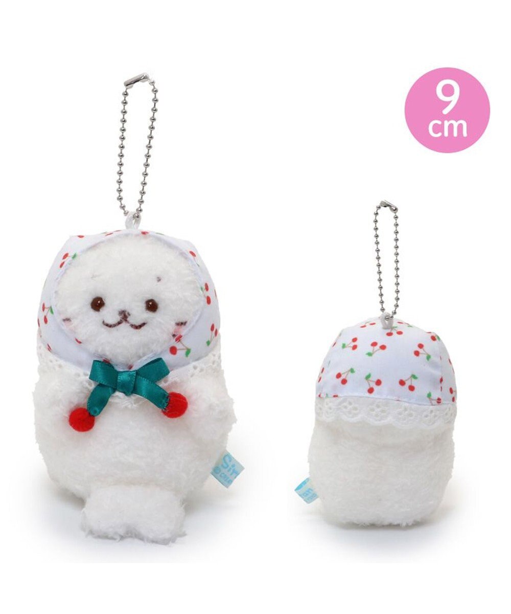 Mother garden しろたん  マスコットキーホルダー 《ピュアさくらんぼ》 