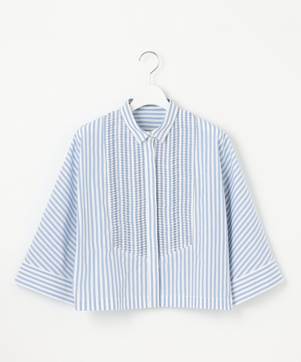 23区 【Indian Factory】コットンポプリン タックディテール シャツ 