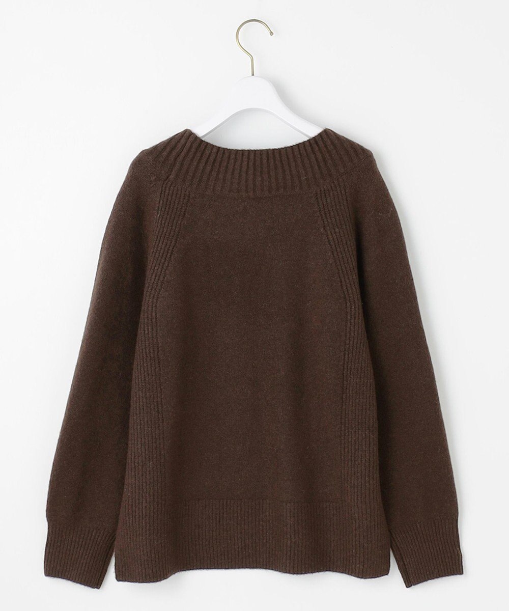 ANY SIS ボートネックAir ニット 