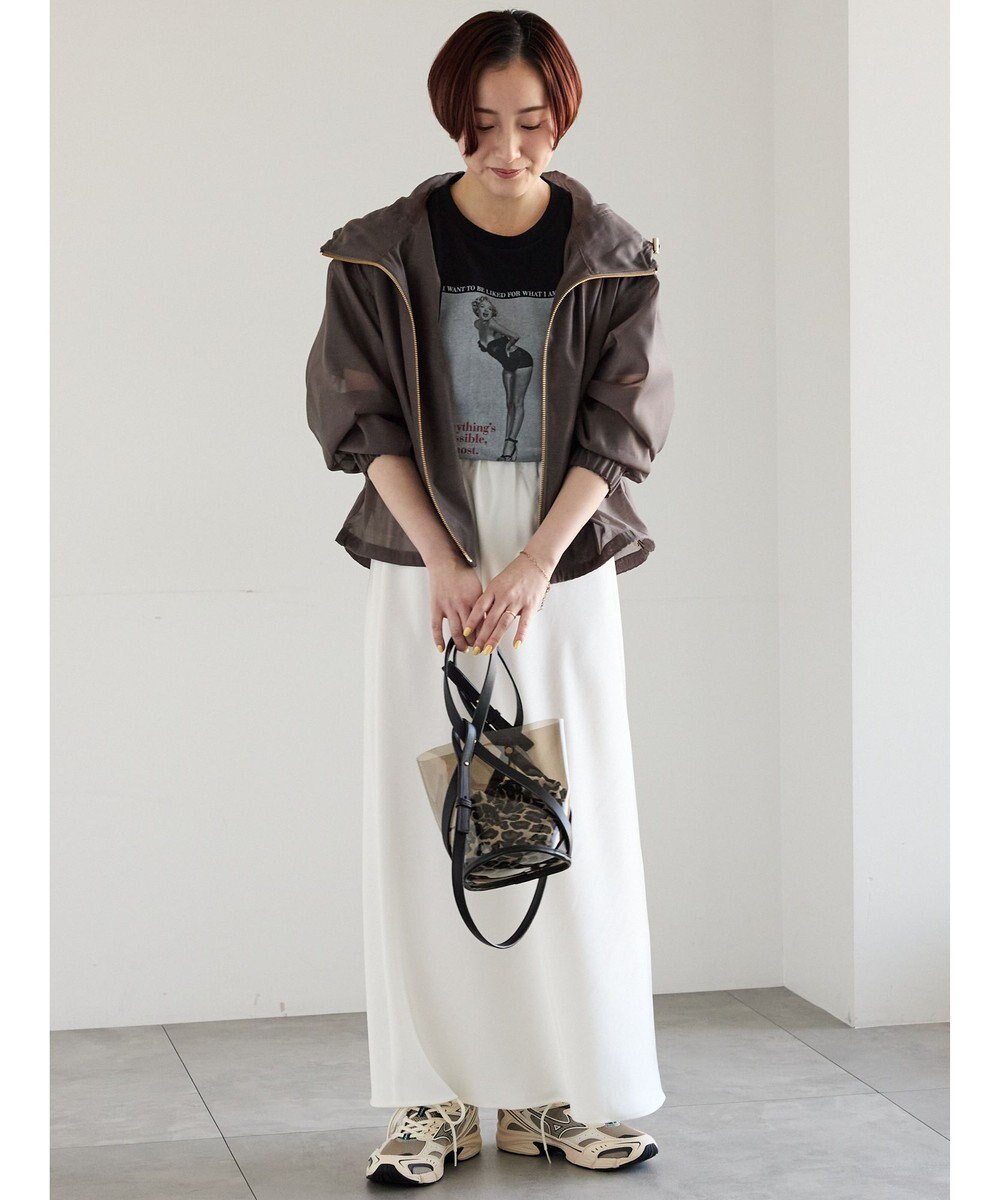 Te chichi マリリンモンローモノクロフォトTシャツ 