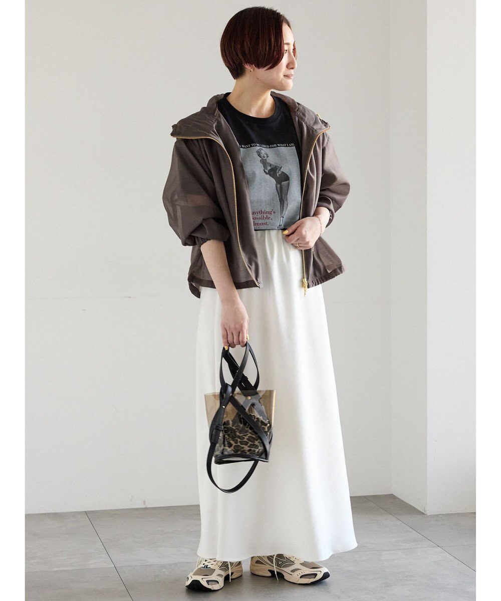 Te chichi マリリンモンローモノクロフォトTシャツ 