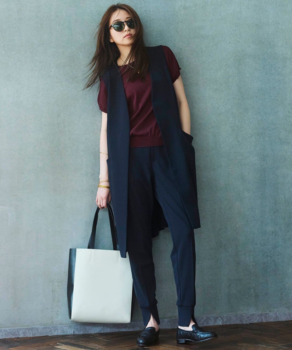 23区 キルティング ローファー 