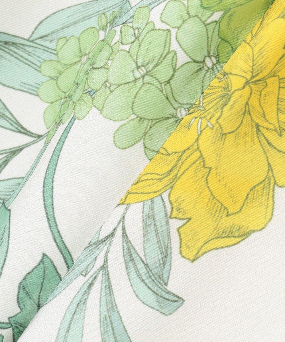 GRACE CONTINENTAL フラワープリントワークパンツ 