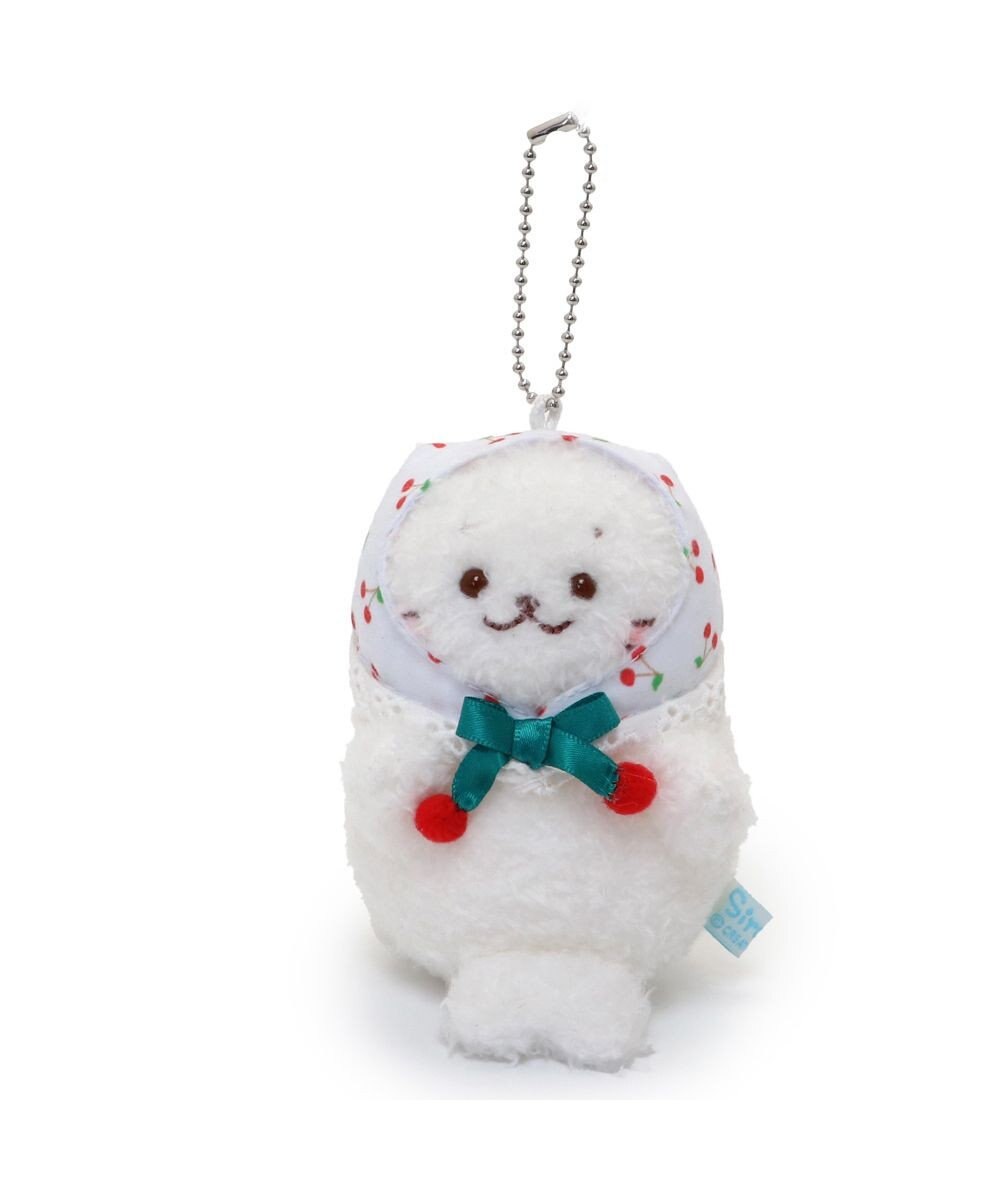 Mother garden しろたん  マスコットキーホルダー 《ピュアさくらんぼ》 