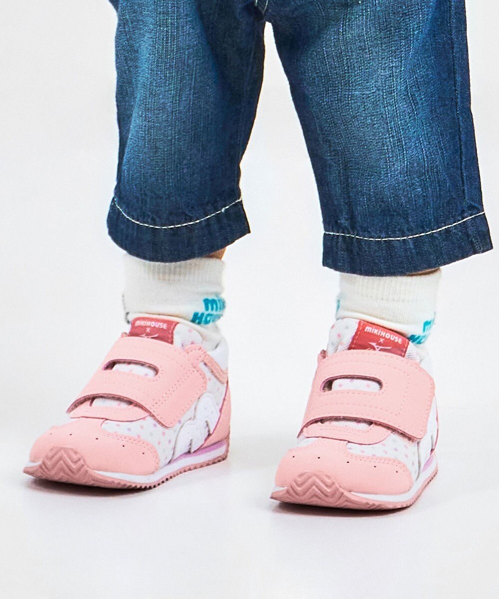MIKI HOUSE HOT BISCUITS 【WEB限定】【13-15.5cm】ミズノコラボ セカンドベビーシューズ【WebLimited】 