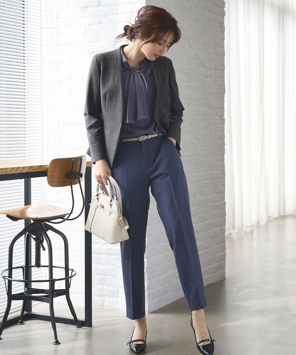 ANY SIS 【保温効果/ストレッチ】シリーズ累計13万枚突破！ビューティサーモ テーパードパンツ 