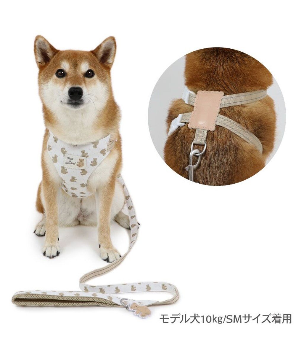 PET PARADISE ペットパラダイス くまちゃん スリム ハーネス＆リード 中型犬 SM 