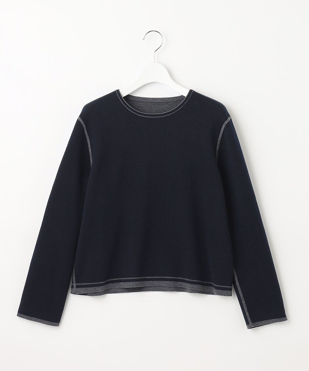 自由区 【ご好評につきWEBのみ新色追加/洗える/マルチウェイ】リバーシブルニット セットアップ 