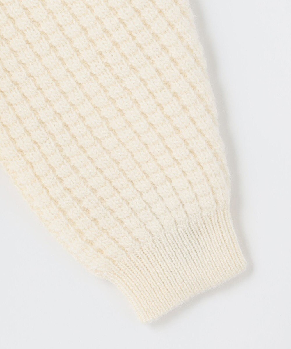 23区 【23区 lab.】ワッフル クルーネック ニット 