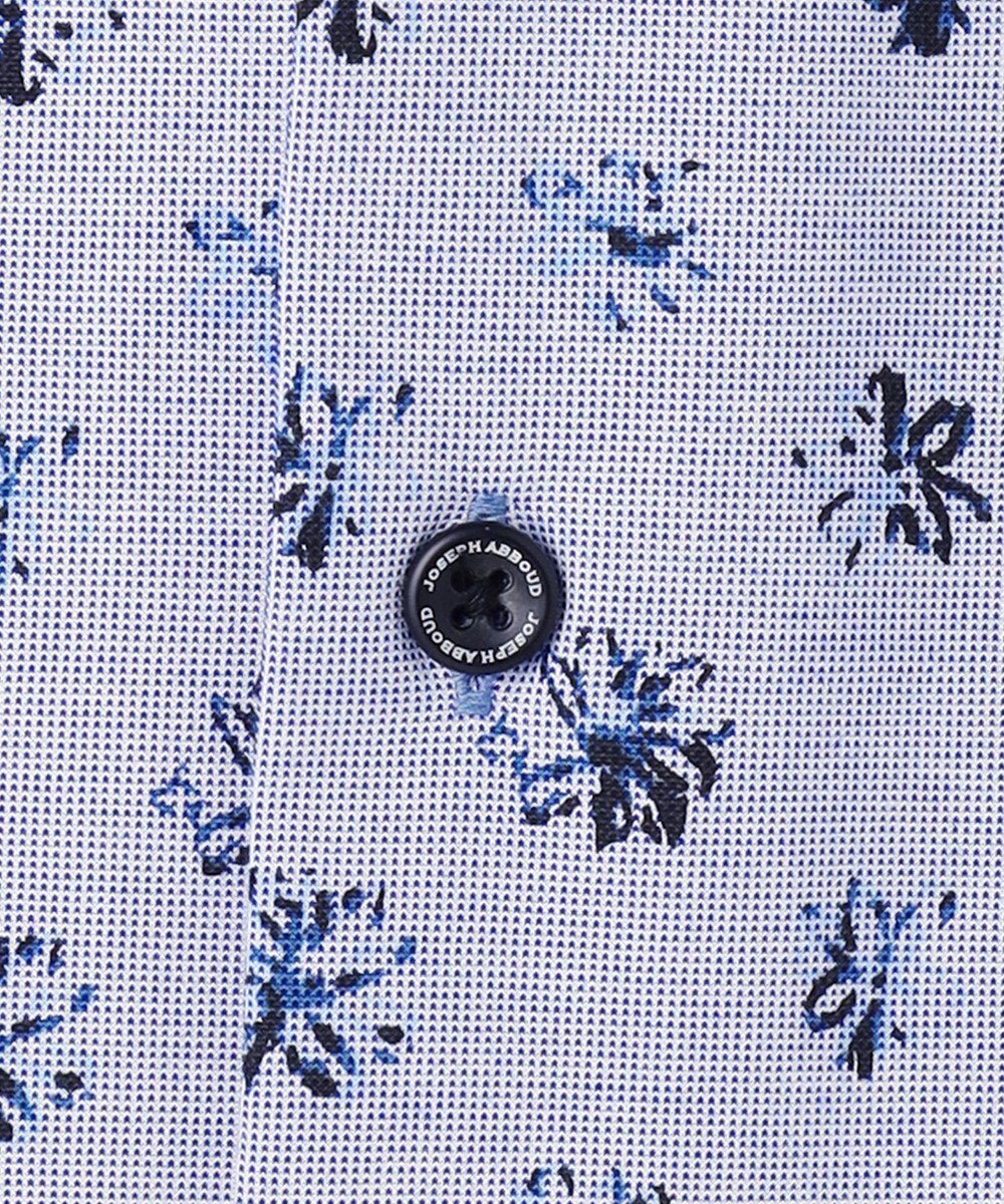 JOSEPH ABBOUD 【ジャージー素材・ストレッチ・イージーケア】コンパクトジャージープリント シャツ 