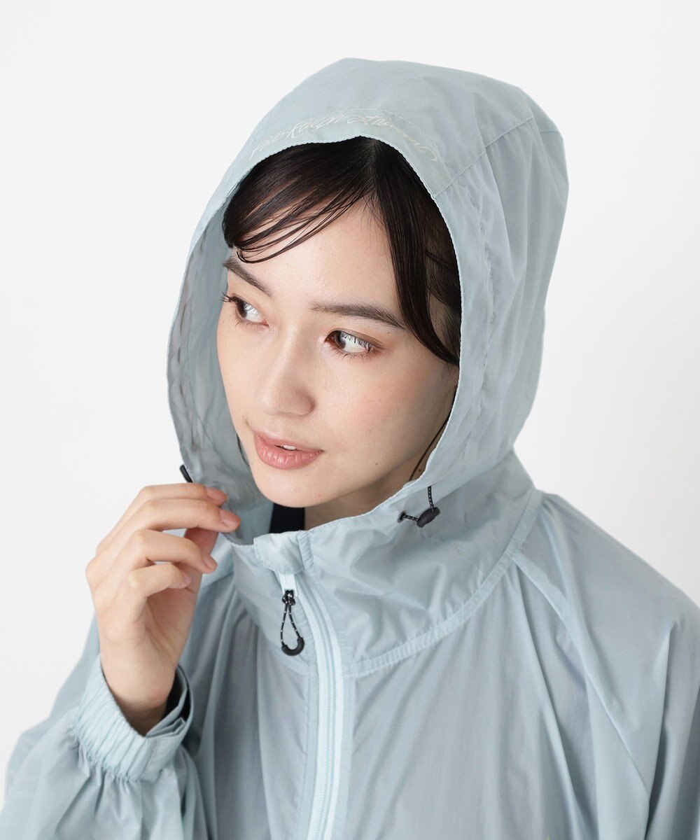 MOONBAT POLO RALPH LAUREN(ポロ ラルフローレン) ポロポニー レインコート ライトウェイト レインポンチョ  無地 フード 収納袋 レディース 