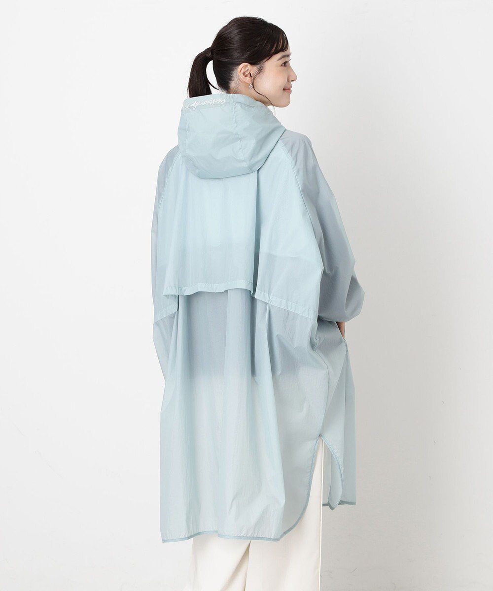 MOONBAT POLO RALPH LAUREN(ポロ ラルフローレン) ポロポニー レインコート ライトウェイト レインポンチョ  無地 フード 収納袋 レディース 