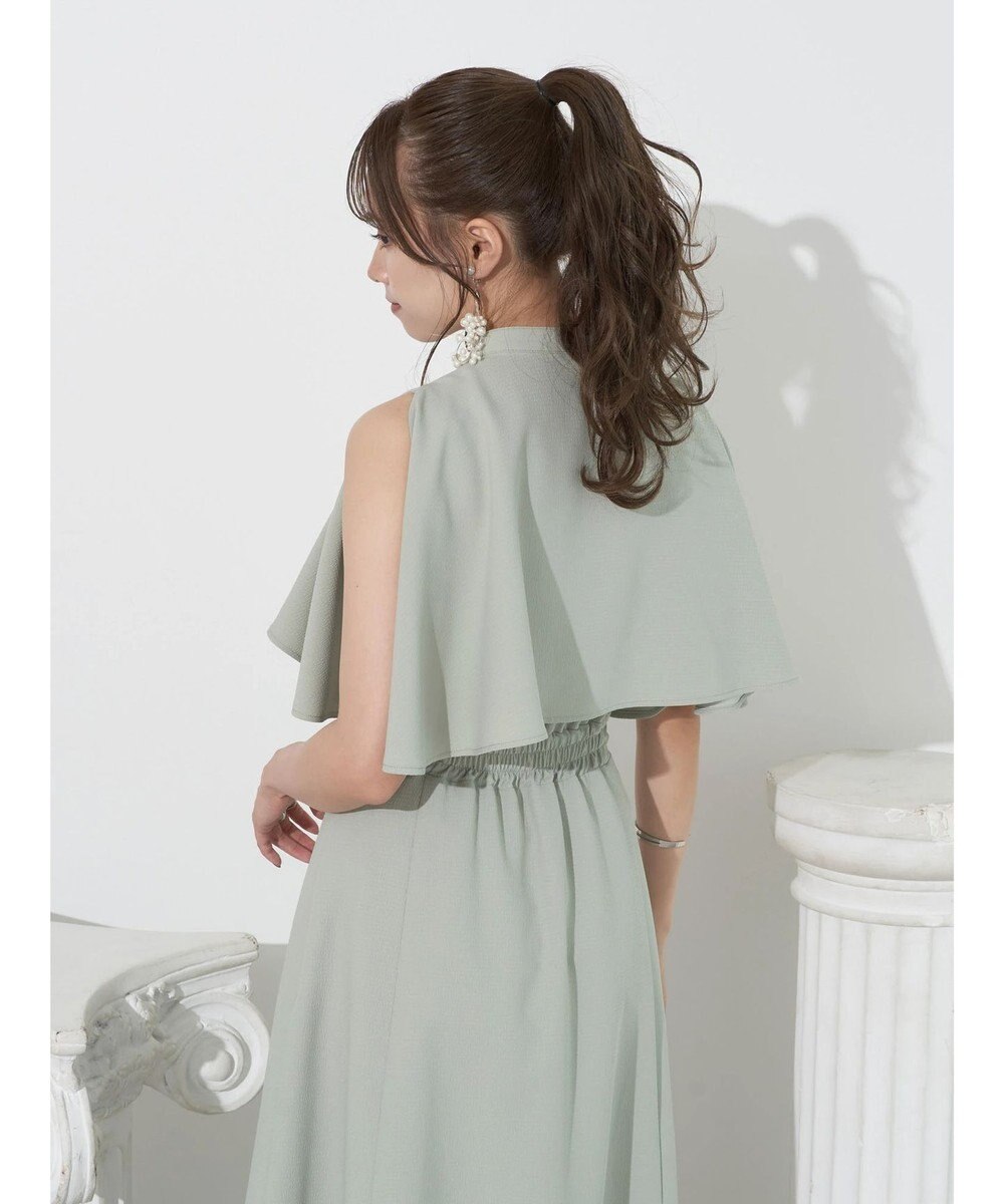 earth music&ecology ＳＥＴ２点ケープ＋キャミワンピース 