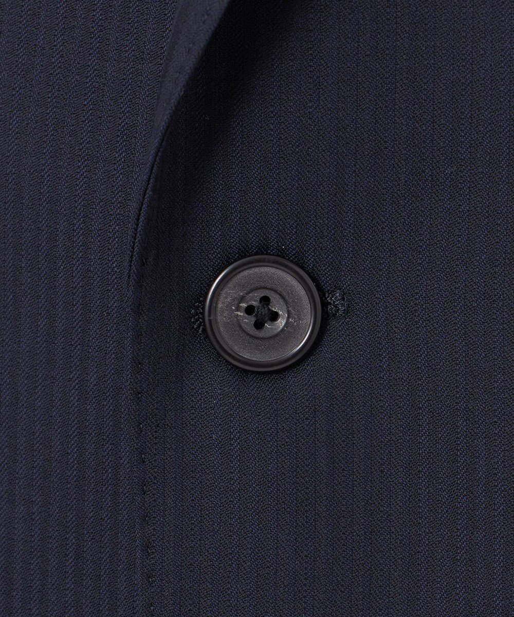 GOTAIRIKU 【御幸毛織】Superio160 ウールカシミヤ スーツ（ネイビーストライプ） 